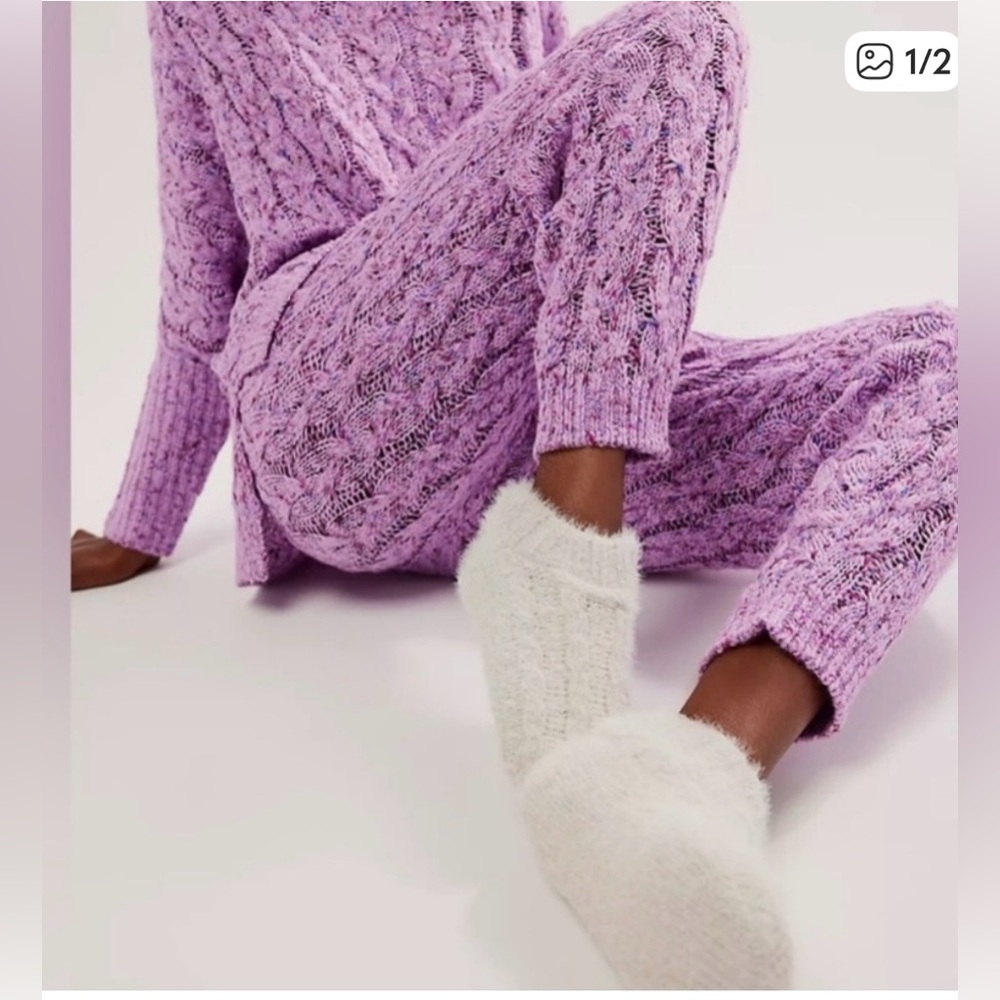 NWT Lemon x Free People Sock Slippers Size M/L(8-10)